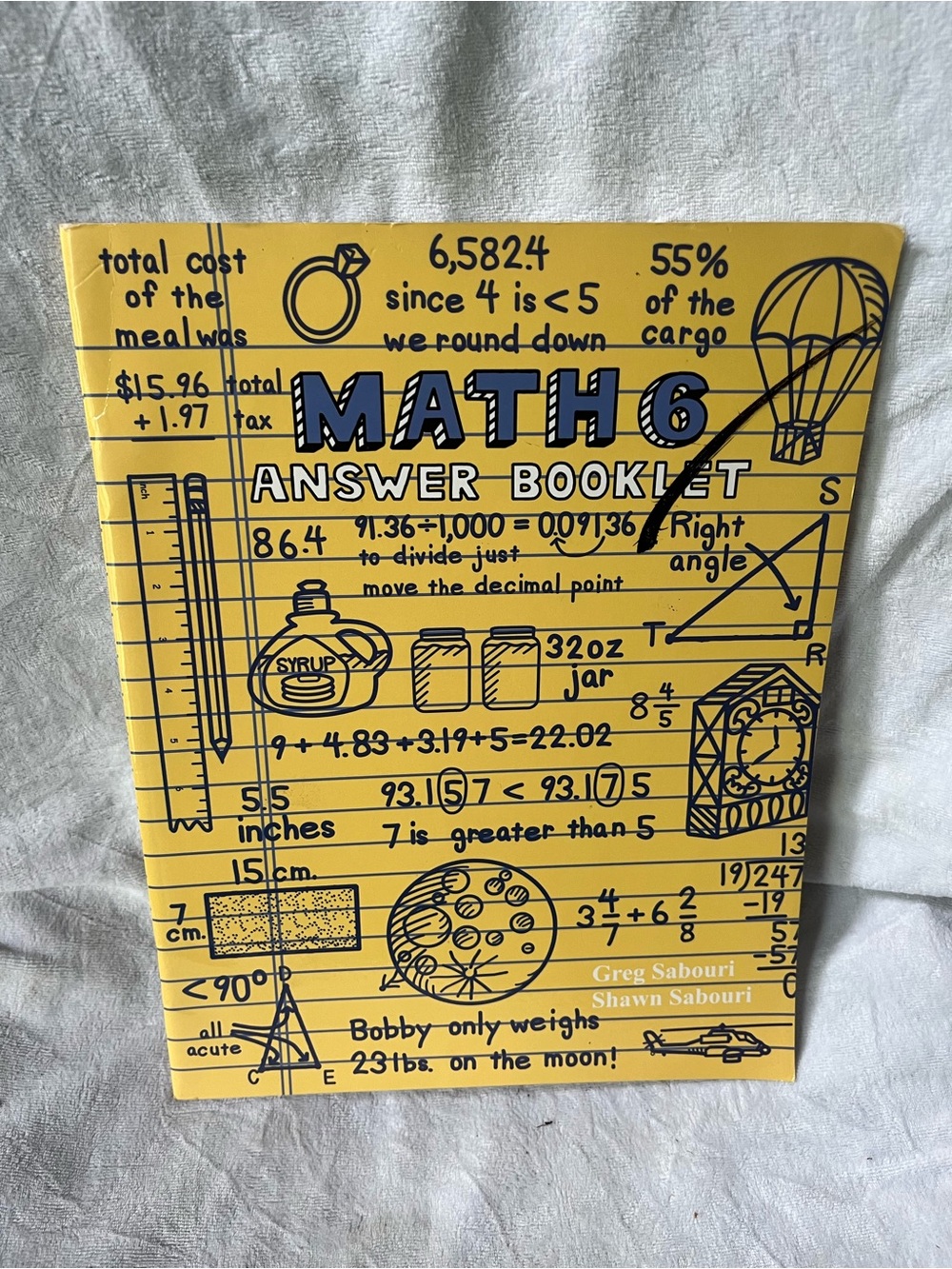 Teaching Textbooks Math 6 Answer Key Booklet 6th grade homeschool math